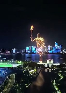 إبهار بتقنية الهولوغرام في افتتاح دورة الألعاب الآسيوية 2023