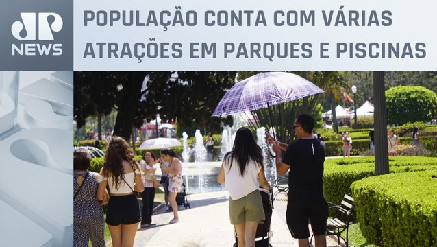 Com 36,5°C neste domingo, SP tem a temperatura mais alta do ano e a quinta maior da história