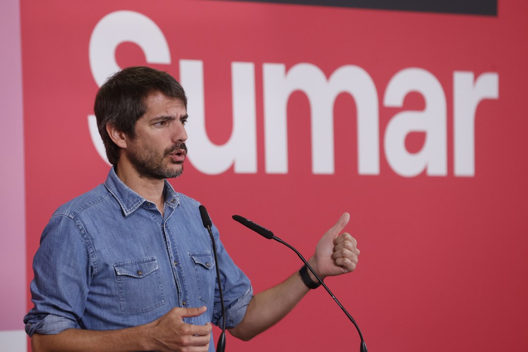 Ernest Urtasun (Sumar): "Las derechas pierden el tiempo girando sobre su propio fracaso"