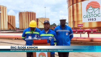 Le bureau de Yamoussoukro de la Société de Gestion des Stocks Pétroliers simule un incendie pour tester son dispositif de sécurité