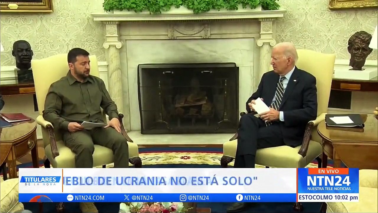 Biden recibe a Zelenski en la Casa Blanca bajo cuestionamientos en Estados Unidos sobre la ayuda a Ucrania