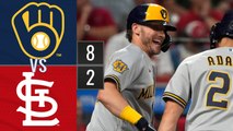 Resumen Cerveceros de Milwaukee vs Cardenales de San Luis MLB 21-09-2023