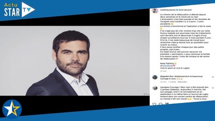 Matthieu Lartot touché par le cancer  cette discussion qu’il a eue avec ses enfants avant son amput