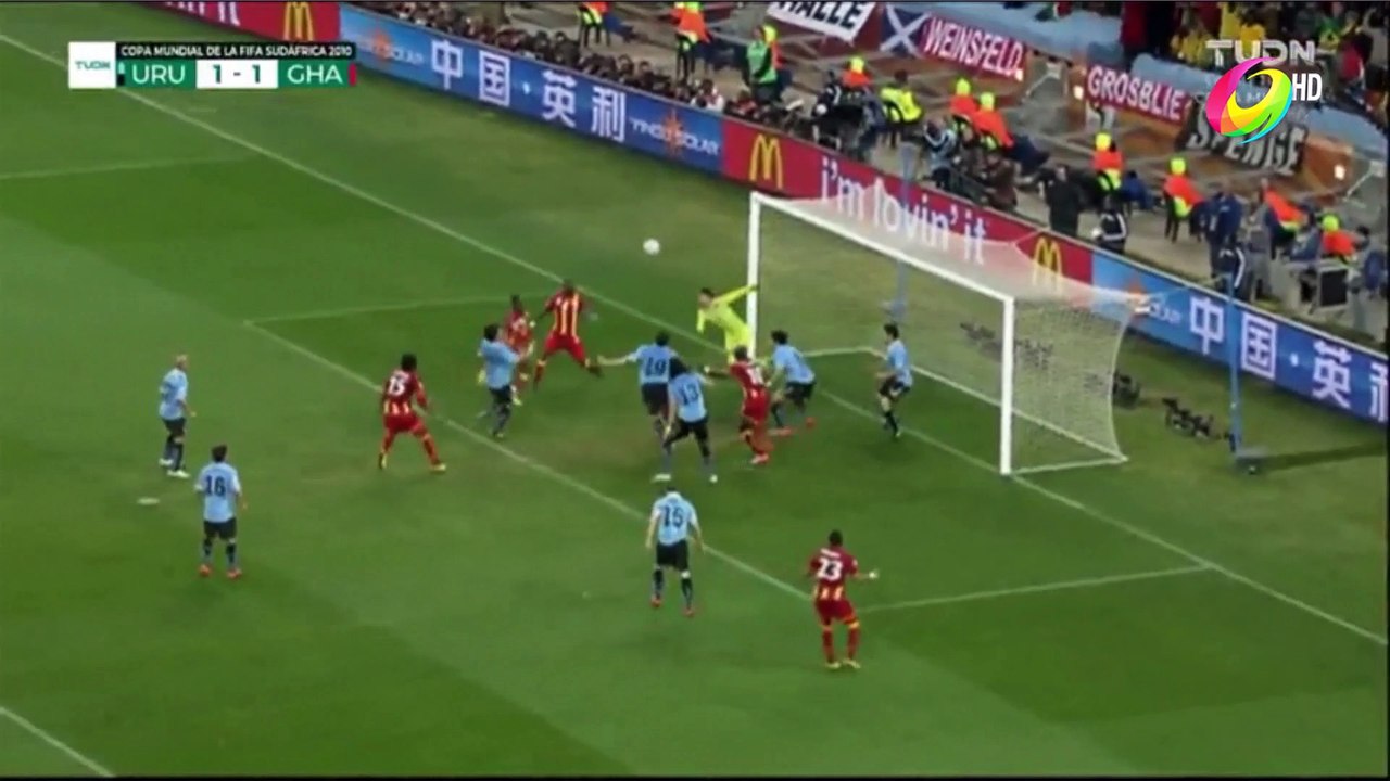 Uruguay 1 (4 - 2) 1 Ghana - Sudafrica 2010 (Resumen)
