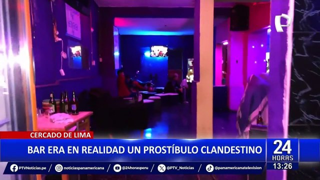 Intervienen prostíbulo clandestino que operaba bajo la fachada de un bar en av. Aviación
