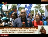 Habitantes de Nueva Cúa se movilizan en respaldo al Presidente Nicolás Maduro