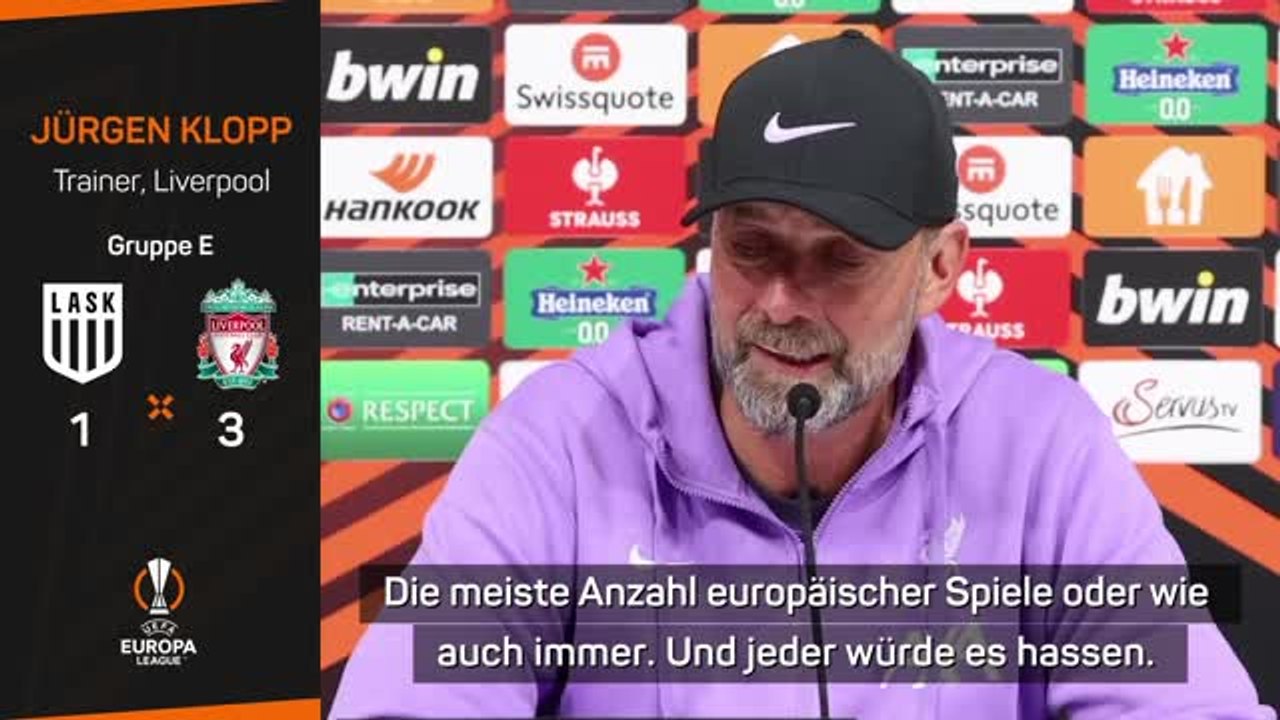 50 Europa-Siege! Klopp: Jeder hasst die Tatsache