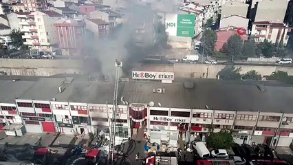 Bağcılar Matbaacılar Sitesi'nde yangın