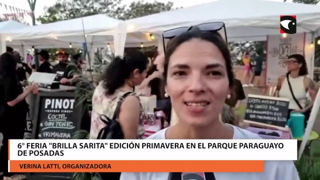 6° Feria Brilla Sarita edición primavera en el Parque Paraguayo de Posadas
