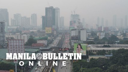 Volcanic smog from Taal Volcano hazes through Metro Manila