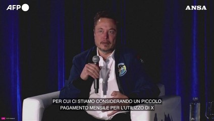 Musk: "Presto X potrebbe essere a pagamento"