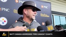 Steelers OC Matt Canada Responds to 'Fire Canada' Chants