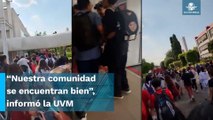 Riña entre dos alumnos de la UVM Coyoacán termina en desalojo del campus
