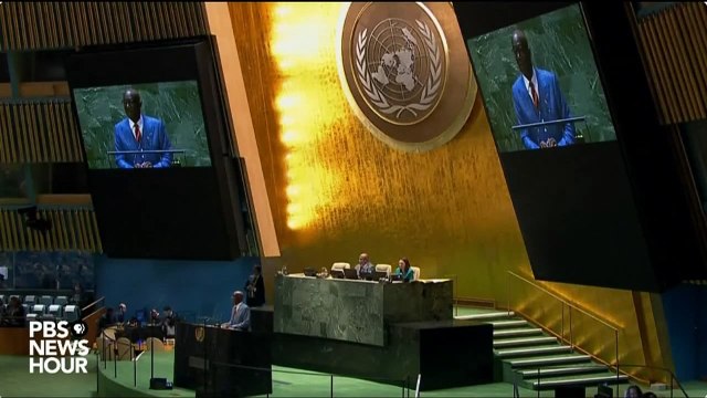 PM TELLS U.N. ABOUT GUN VIOLENCE IN T&T