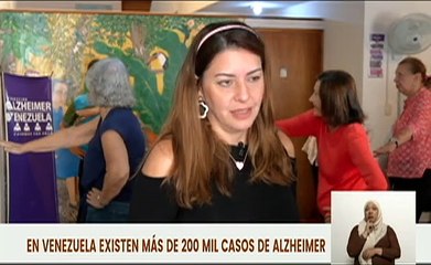 Fundación Alzheimer de Venezuela realiza actividades para disminuir el riesgo en personas afectadas