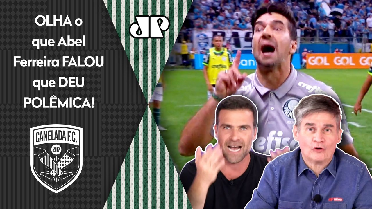 "OLHA ISSO que o Abel Ferreira FALOU, cara! É NÃO SABER PERDER!" Cena em Grêmio x Palmeiras POLEMIZA