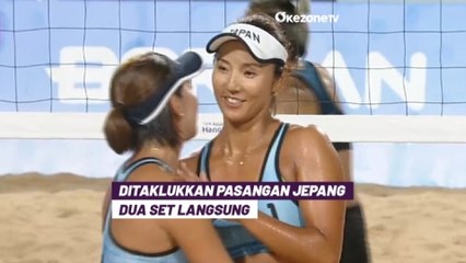 Highlight Voli Pantai Wanita Asian Games 2023 : Nur Atika Sari/Bernadetta Shella Herdanti Ditaklukkan Pasangan Jepang