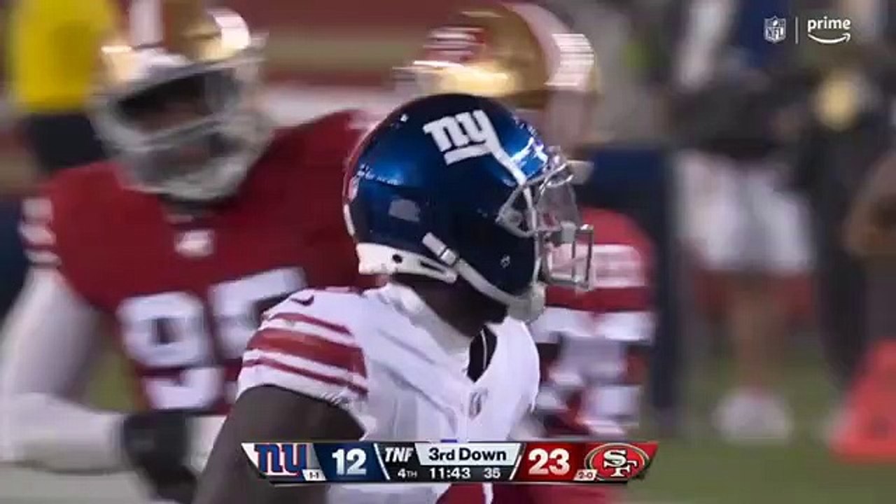 New York Giants vs. San Francisco 49ers Full Highlights 4th QTR _ NFL Week 3_ 2023