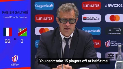 Galthié defends not taking Dupont off earlier