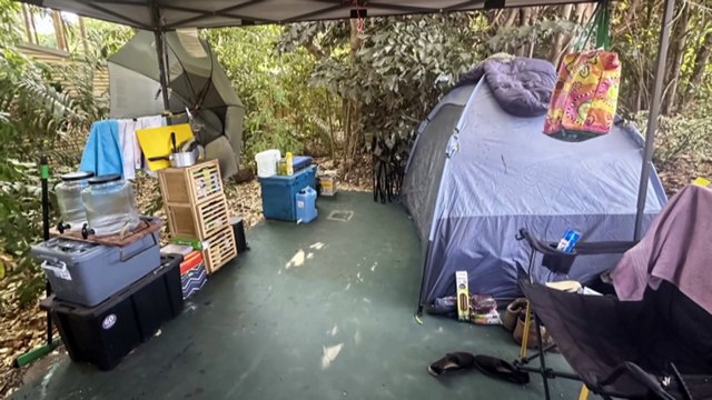 NT couple forced to live in a tent due to rental shortages
