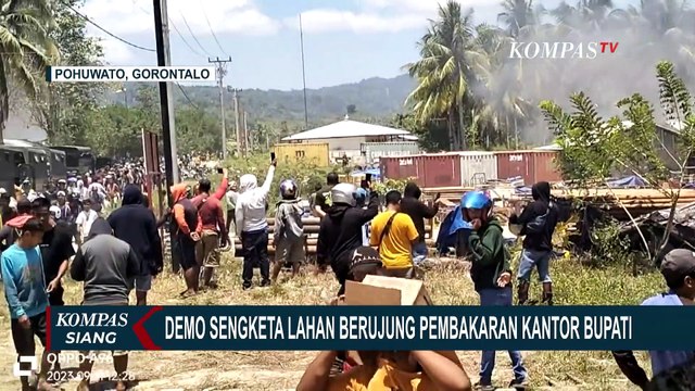 Buntut Kantor Bupati Pohuwato Dibakar, Puluhan Warga Diduga Provokator Ditangkap