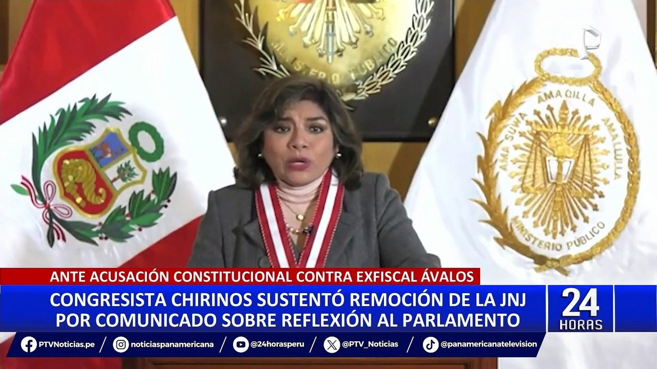 Presidenta del JNJ niega presión contra el Poder Judicial en el caso Zoraida Ávalos