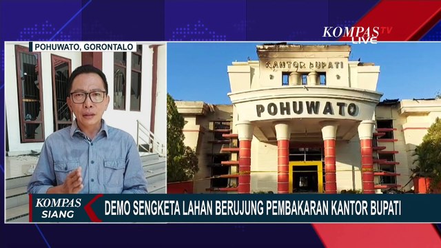 Situasi Terkini Pasca Massa Demo Bakar Kantor Bupati Pohuwato