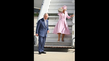 Camilla, une reine en rose en France : son look décrypté, un sac à main à plusieurs centaines d'eu