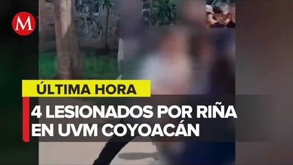 Fiscalía confirma cuatro personas lesionadas tras riña en UVM Coyoacán
