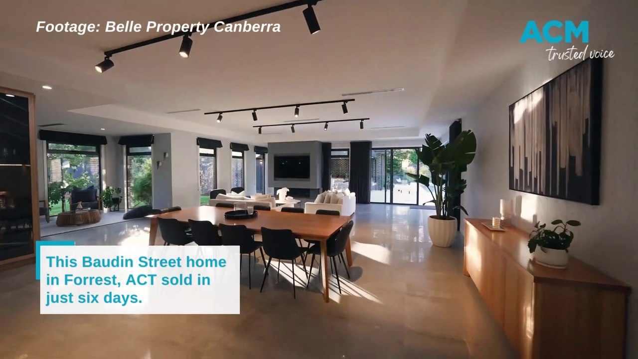 Luxury house in Forrest, ACT sells for $8 million