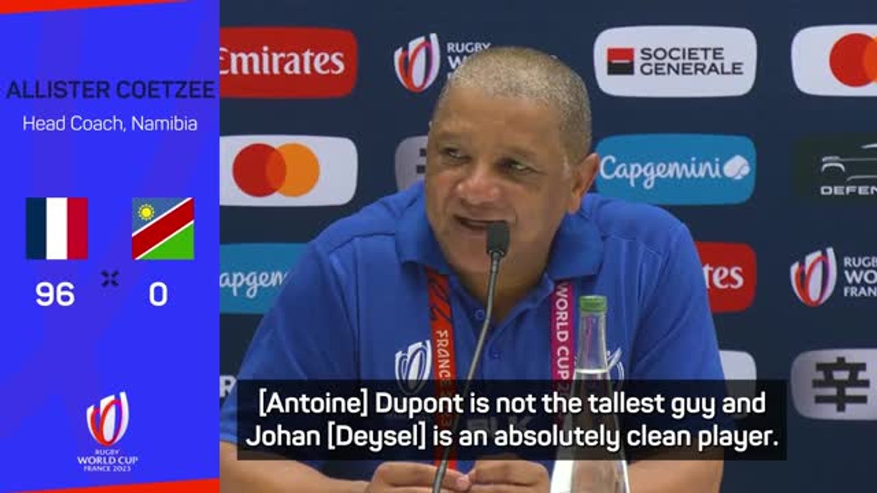Namibia coach insists Dupont injury was 'unintentional'