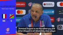 Namibia coach insists Dupont injury was 'unintentional'