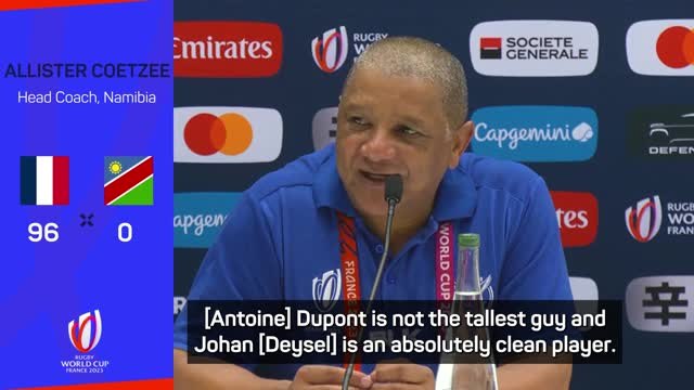 Namibia coach insists Dupont injury was 'unintentional'