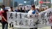 近300業者聚中市府前抗議 批台中果菜運銷公司暴力起價