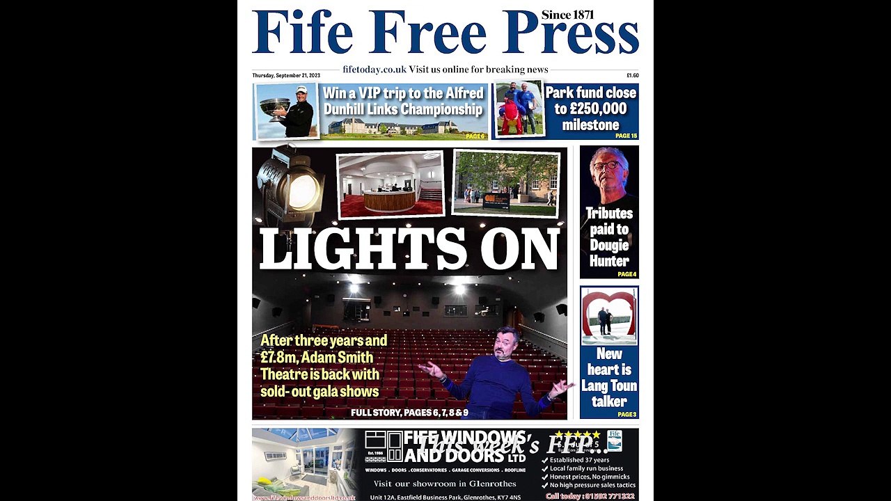 Fife Free Press bulletin September 21 video Dailymotion
