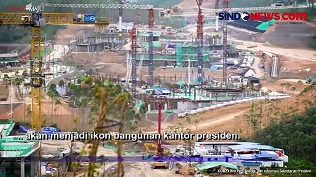 Jokowi Tinjau Progres Pembangunan Istana di IKN