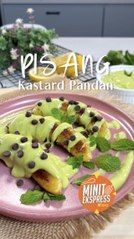 Pisang Kastard Pandan, Simple Tapi Sedap