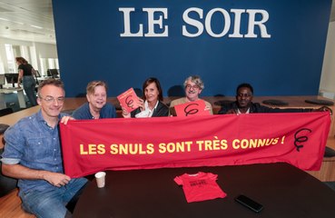 Les Snuls font leur (r)entrée à la rédaction du Soir