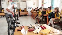 Konya Büyükşehir, okullarda bisiklet tamir ve bakım eğitimleri veriyor