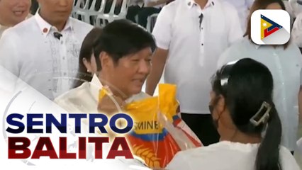 PBBM, namahagi ng 1.2K na sako ng smuggled rice sa 4Ps beneficiaries sa Cavite