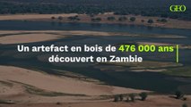 Un artefact en bois de 476 000 ans découvert en Zambie