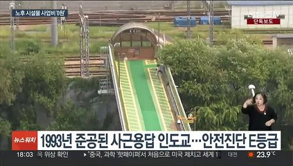[단독] 'E등급' 불량 구조물 느는데…노후 시설물 사업비 전액 삭감