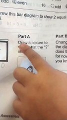 Girl Explains Her Answer on Math Homework