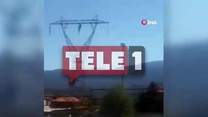5'inci kez çıktığı yüksek gerilim hattında akıma kapılan kişi hayatını kaybetti