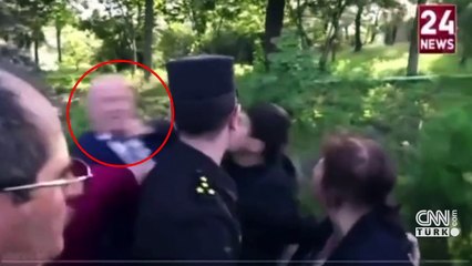 Ermenistan'da tansiyon zirveye tırmandı! Paşinyan'ı 'hain' ilan edip, polisle çatıştılar!