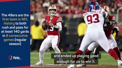 'We're lucky he's our QB' - Shanahan and McCaffrey praise Purdy