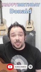 Happy Birthday, Donald! Geburtstagsgrüße an Donald
