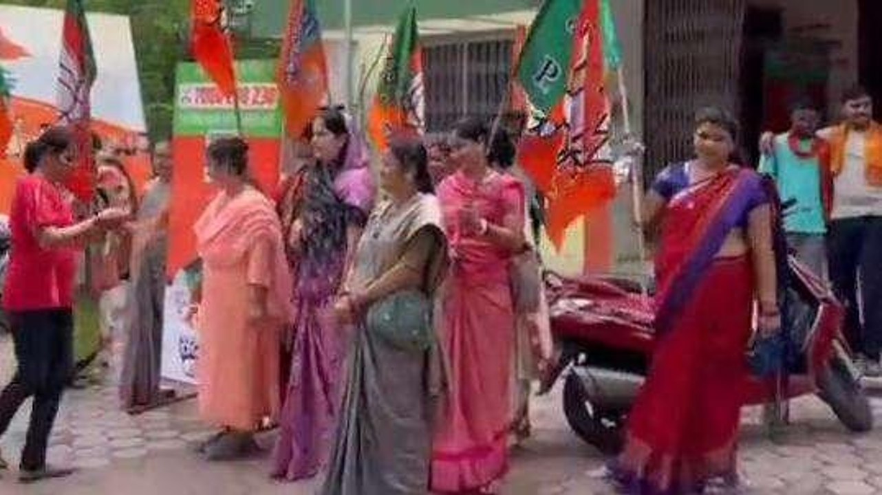 बालाघाट: नारी शक्ति वंदन अधिनियम पारित होने पर महिला मोर्चा ने जताया हर्ष
