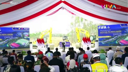 Jokowi Resmikan Pusat Pelatihan Sepak Bola Nasional di IKN