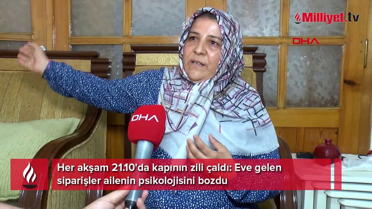 Her akşam 21.10'da kapının zili çaldı: Eve gelen siparişler ailenin psikolojisini bozdu